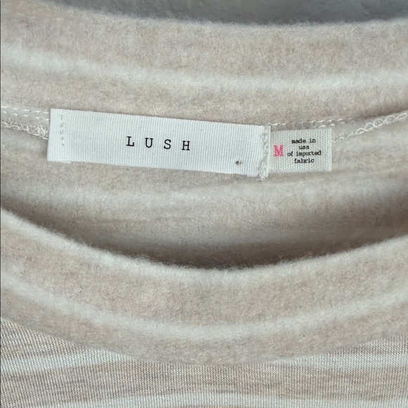 NWOT LUSH | Brandy Striped Long Sleeve Top - SZ  Medium - Picture 3 of 4